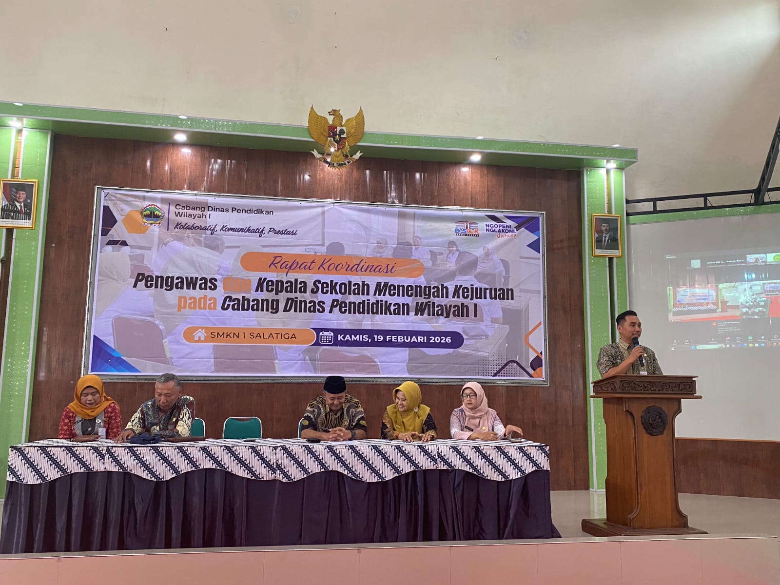 Perkuat Sinergi dan Mutu Pendidikan Vokasi, SMK Negeri 1 Salatiga Tuan Rumah Rakor Pengawas dan Kepala SMK Cabdin I