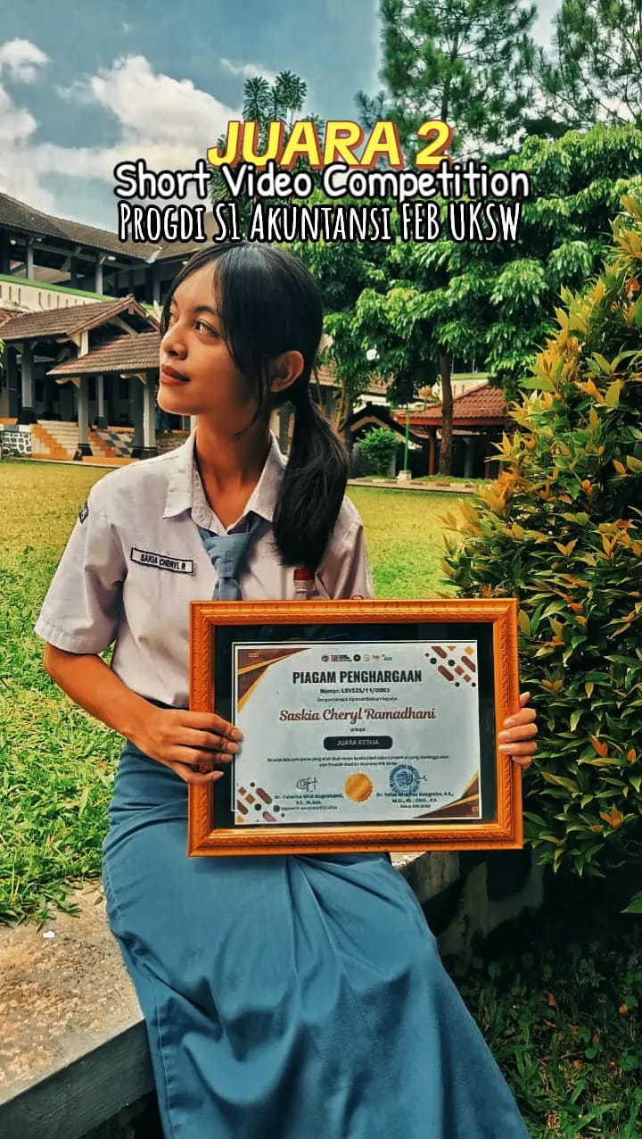 Siswa SMK Negeri 1 Salatiga Raih Juara 2 Short Video Competition FEB UKSW