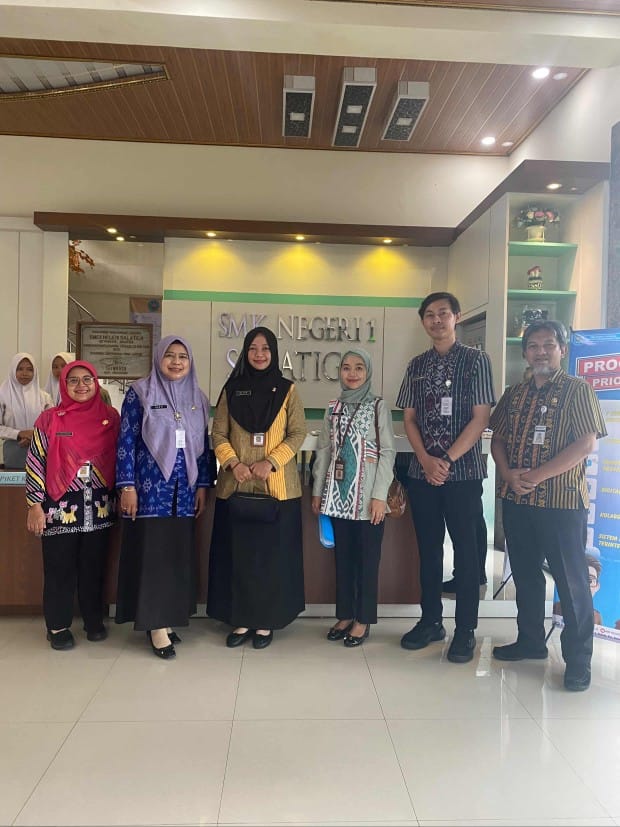 Kasi SMK Cabdin Wilayah I Tinjau Praktik Siswa SMKN 1 Salatiga