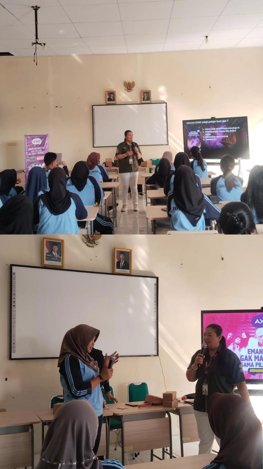 Sosialisasi Budaya Kerja Bersama Smartfren Bekali Siswa AKL dan MPLB Hadapi Dunia Kerja